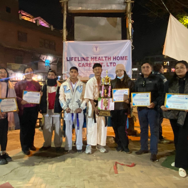 First-aid program for Mayor Cup Karate Competition on Feb18 & 19 at Mangalbazar